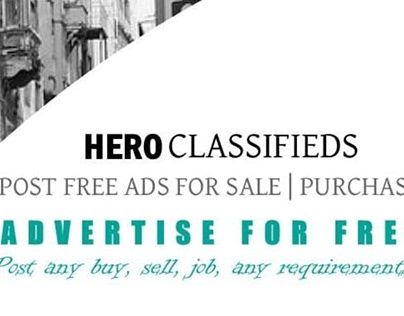 Hero Classifieds is a Free Classifieds Site.