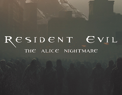 Cartelera de Alice Resident Evil (Fanmade)