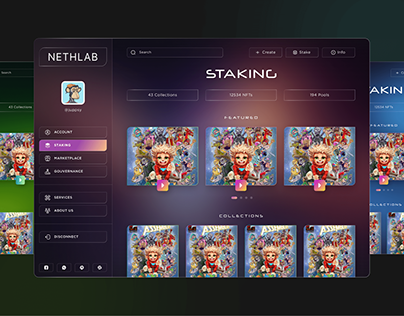Project thumbnail - Nethlab NFT Staking App