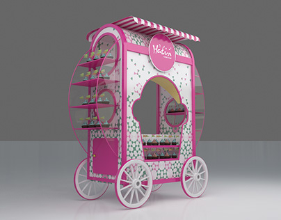 cup cake cart design