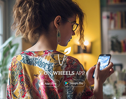 V on Wheels App UI/UX