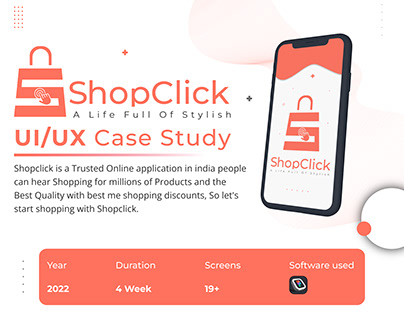 UIUX Case Study : ShopClick Fashion App