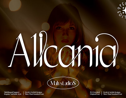 Allcania - Serif style font