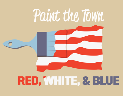 Paint the Town Red, White, & Blue (Concept)