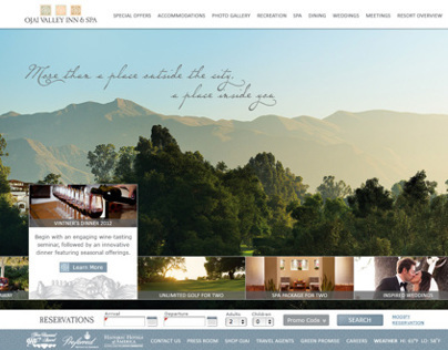 Ojai Valley Inn & Spa Website