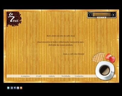 Web site-Coffee Zeus