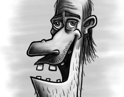 Redneck 2 Cartoon Character Sketch