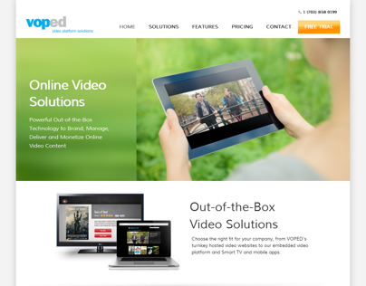 Website Design/Rebranding for Video Platform Company