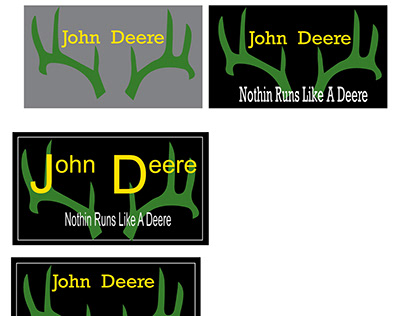 John Deere Sticker Mock - Up