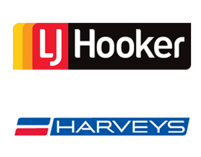 LJ Hooker / Harveys - Graphic Design