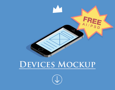 Apple devices mockup- free download