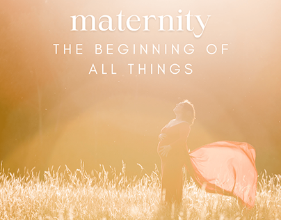 Maternity celebrating the beginning of all things