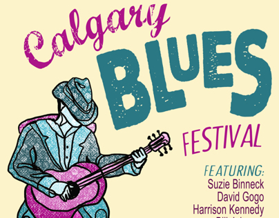 Calgary Blues Fest poster