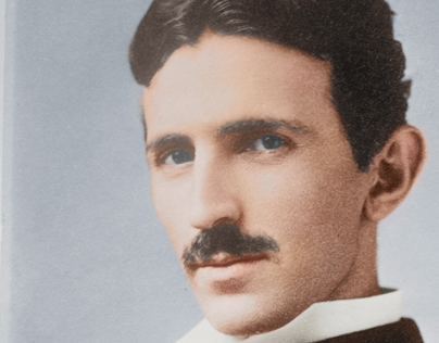 Colorization, "Nikola Tesla 1890-ish"