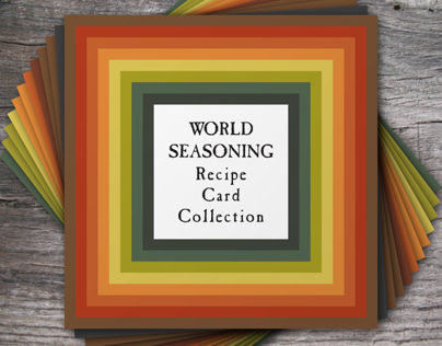 WORLD SEASONING Recipe Card Collection
