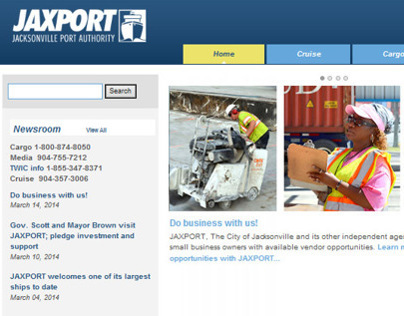 JAXPORT Web Pages and Eblast