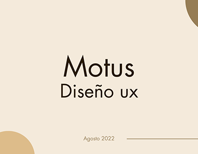 Motus: diseño de experiencias