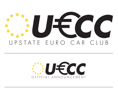 Upstate Euro Car Club Logotype and Branding