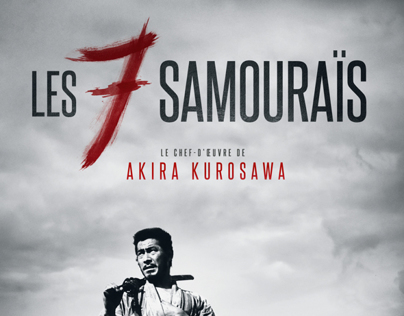 Affiche de cinéma - Les 7 Samouraïs