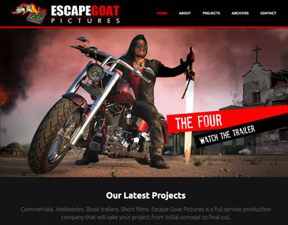 Escape Goat Pictures | Website Design