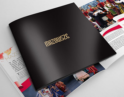 Layout and DTP for the "Mazowsze" square magazine