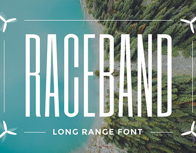 Raceband Ultra Condensed Typeface