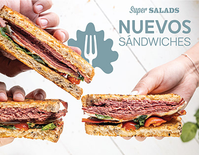 Super Salads Nuevos Sándwiches - Moodboard