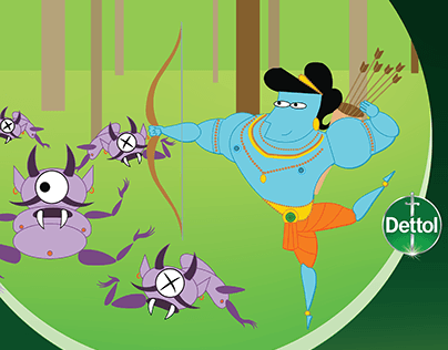 Project thumbnail - Dettol Ad Featuring Sita Sings the Blues Characters