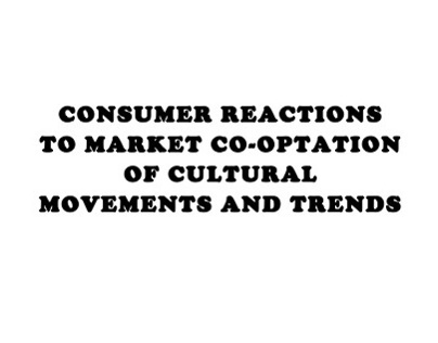 Bachelor's Thesis, Marketing (Consumer Culture)