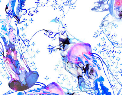 Blue Jelly- Fashion and Interior Print Project