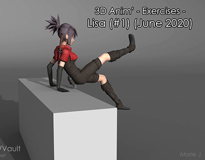 3D Anim - Exercises - Lisa (#1) (April-June 2020)