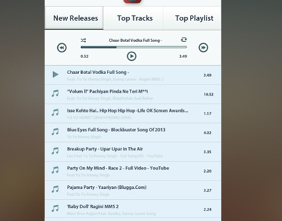 Music App Design For B | New Release