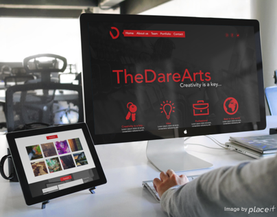 TheDareArts - webdesign
