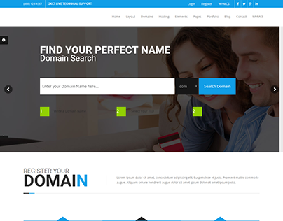 Business (domain hosting) website (FoxuhHost thm)