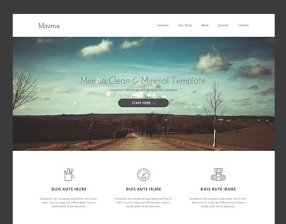 Minima Clean HTML5 Theme