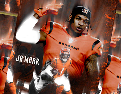 Ja'Marr Chase - Poster Graphic