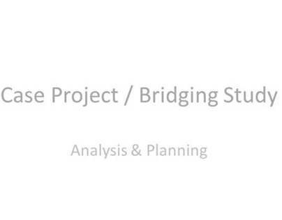 Case Project Bridging Study