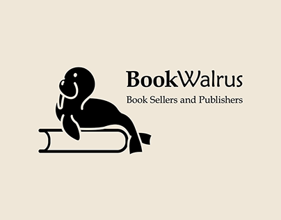 BookWalrus Logo Design