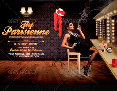 The Parisienne Flyer Template