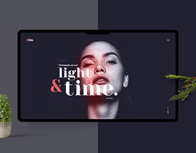 Oblo | Photography PSD Template