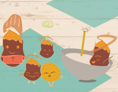 1X3 Illustrated Recipe— Triplets Sweet Potatoes