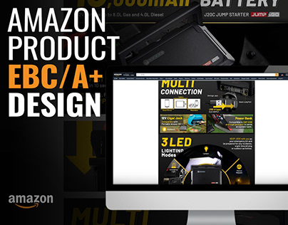 Amazon Product EBC/A+ Design : Car Jump Starter