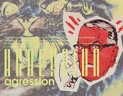"Agression Unleashed." design poster