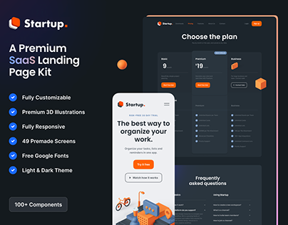 Startup Landing page