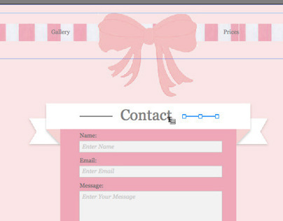 Wedding Invites/cupcake business website