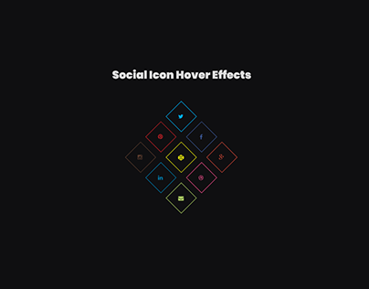 Social Icon Hover Effects