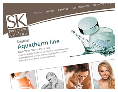 Sk Skin Clinic & Day Spa Website & Branding