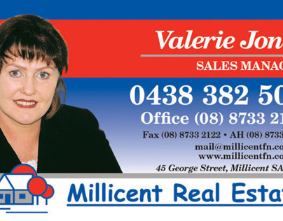 Millicent Real Estate Business Card