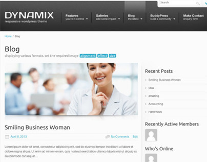 DynamiX - Business / Corporate Wordpress Theme