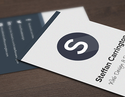 Steffan Carrington - Business Card Design